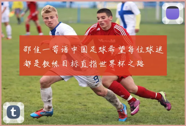 邵佳一寄语中国足球希望每位球迷都是教练目标直指世界杯之路